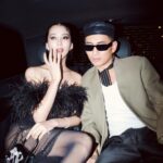 Irene Kim Instagram – @bof with @mrselfportrait 🖤💋 

Thank you @imranamed for always bringing the fashion universe together 💫