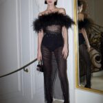 Irene Kim Instagram – @bof with @mrselfportrait 🖤💋 

Thank you @imranamed for always bringing the fashion universe together 💫