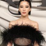 Irene Kim Instagram – @bof with @mrselfportrait 🖤💋 

Thank you @imranamed for always bringing the fashion universe together 💫