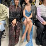 Irene Kim Instagram - @acnestudios moments…featuring all my gorgeous ladies✨ The collection was so goooooood❤️‍🔥 Paris, France