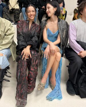 Irene Kim Instagram - @acnestudios moments…featuring all my gorgeous ladies✨ The collection was so goooooood❤️‍🔥