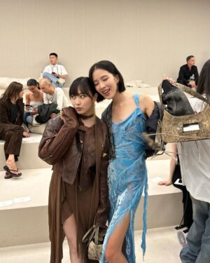 Irene Kim Instagram - @acnestudios moments…featuring all my gorgeous ladies✨ The collection was so goooooood❤️‍🔥