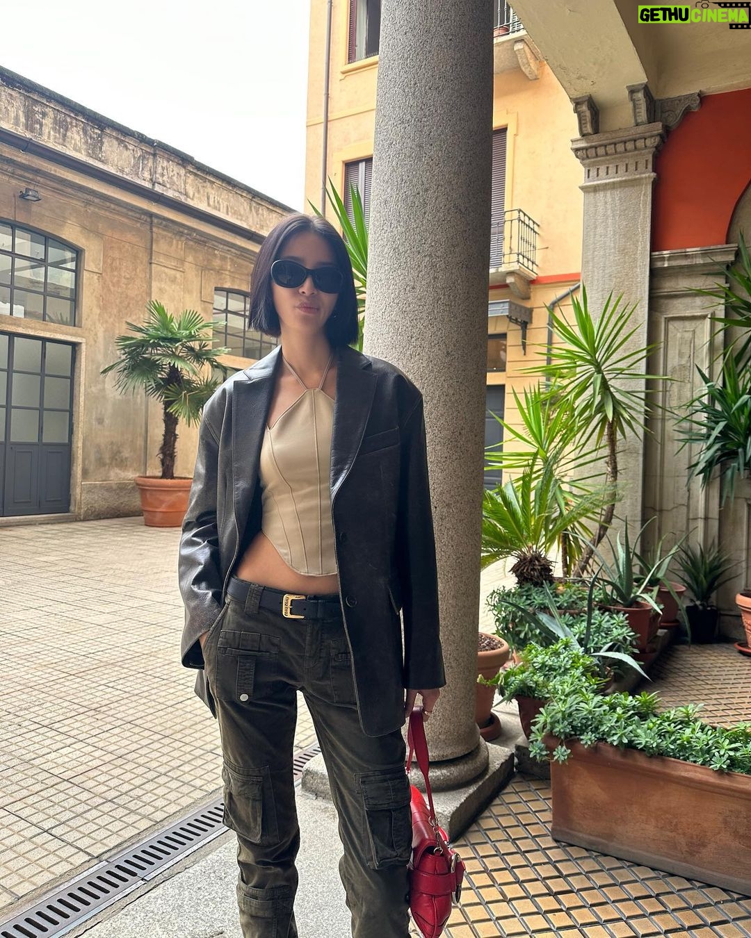Irene Kim Instagram - Ciao Milano❤️🔥 #ootd Milan, Italy