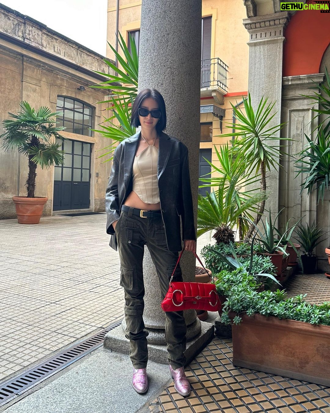 Irene Kim Instagram - Ciao Milano❤️🔥 #ootd Milan, Italy