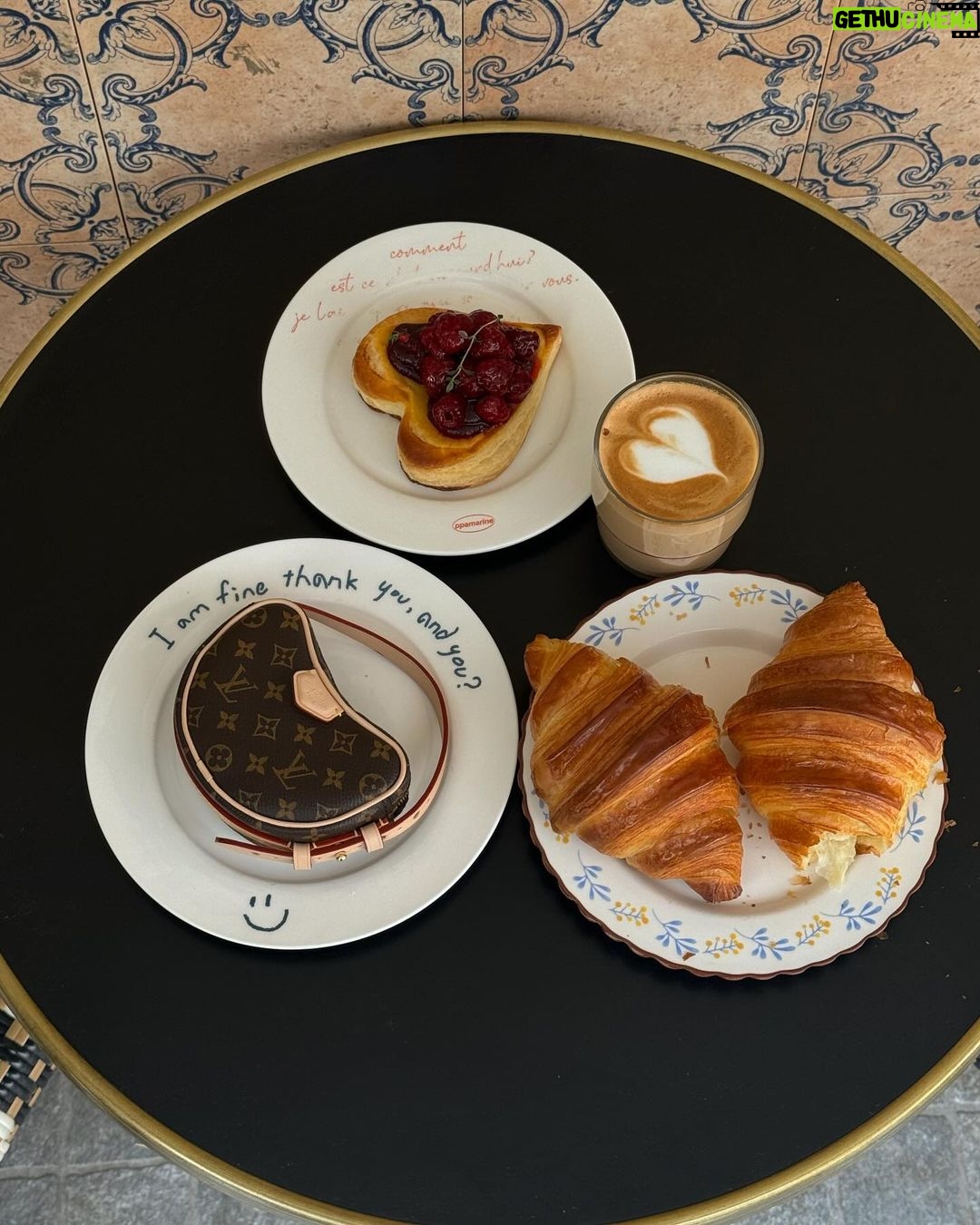 Irene Kim Instagram - Missing Paris from Seoul 🥐♥️ #광고 @louisvuitton Seoul, South Korea