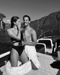 Iris Mittenaere Instagram - YES !!! 💍🥹 C’est sur les bords du lac de Côme que nous nous sommes dit que ça serait pour la vie. Lake Como, Italy
