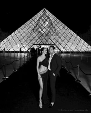 Iris Mittenaere Instagram - Magical night at @museelouvre with @lancomeofficial ✨
For the special  #lancomexlouvre collaboration which celebrates beauty, art and women! 
 #makeup #skincare