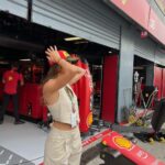 Iris Mittenaere Instagram - The sound of @ferrari with @bangolufsen 🏎️🔊 #bangolufsenforferrari Collaboration commerciale Monza