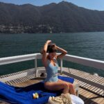 Iris Mittenaere Instagram - Lake Como vibes 🇮🇹🫶🏻 Vous préférez laquelle ?! La dernière c’est cadeau 🎁 😂 Villa d'Este - Lake Como
