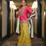 Isha Koppikar Instagram - The season is lights is here and I had the wonderful chance of celebrating it with the students of @richmonddglobalschool in Delhi at their Diwali Mela 🔥 Wearing - @mirpurimaheka Makeup - @umang_vanshika Jewellery - Silver by @curiocottagejewelry Managed by - @dipalijoshi01 @vkcelebrities