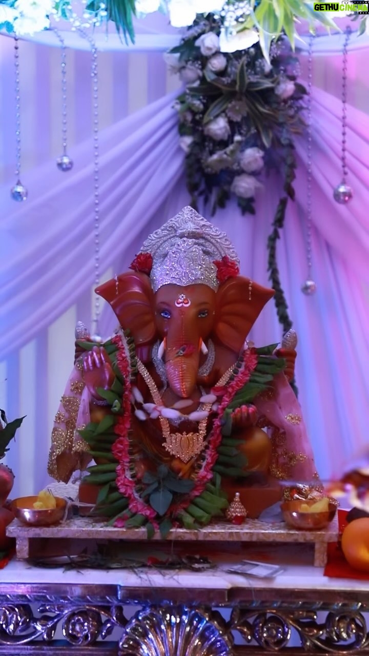 Isha Koppikar Instagram - Blessed and grateful that I could bring BAPPA home again this year ❤️ Can’t wait for next year already!