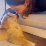 Isha Koppikar Instagram - My daily dose of happiness ❤️ #boomerang #love #candid #cutie #dogsofinstagram #dogstagram #doglover
