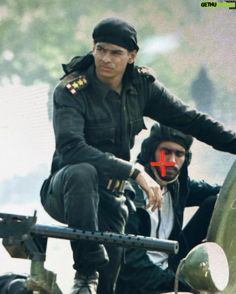 Ishaan Khattar Instagram - Black dungarees. Uniform of a tankman. The skin of my character. Miss them today as we approach the release. I hope I did you justice. You taught me a lot more than I could ask for. What a ride it’s been - and another begins on the 10th. Veer Bhogya Vasundhara.