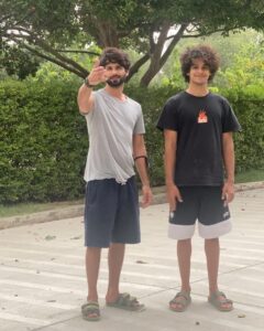 Ishaan Khattar Instagram - My elder tree, I may grow taller or even bushier 😂 but it’s all because of your shade and nurturing. Love you and trouble you always. Happy birthday bade miyan @shahidkapoor