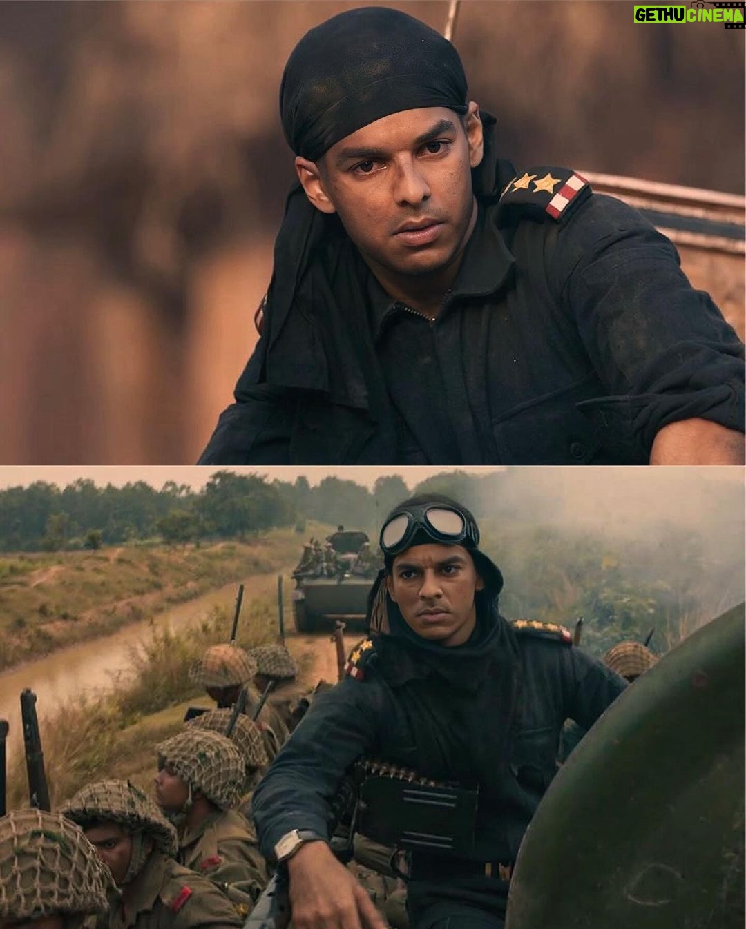Ishaan Khattar Instagram - From Balli to Capt Balram Singh Mehta. What a ride. Thank you so much for the overwhelming love ππΌ This film is the result of an incredible set of people who put in serious, serious work to realise this extraordinary story. My salutes to my crew and huge love to our audiences. Keep watching #PippaOnPrime π₯ - I