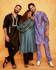 Ishaan Khattar Instagram - Happy birthday mom 💙 May the twinkle in your eyes remain forever and grow brighter as you enter a more joyous stage of your life! You are my voice of reason and my beacon of strength. Love you.