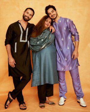 Ishaan Khattar Instagram - Happy birthday mom 💙 May the twinkle in your eyes remain forever and grow brighter as you enter a more joyous stage of your life! You are my voice of reason and my beacon of strength. Love you.