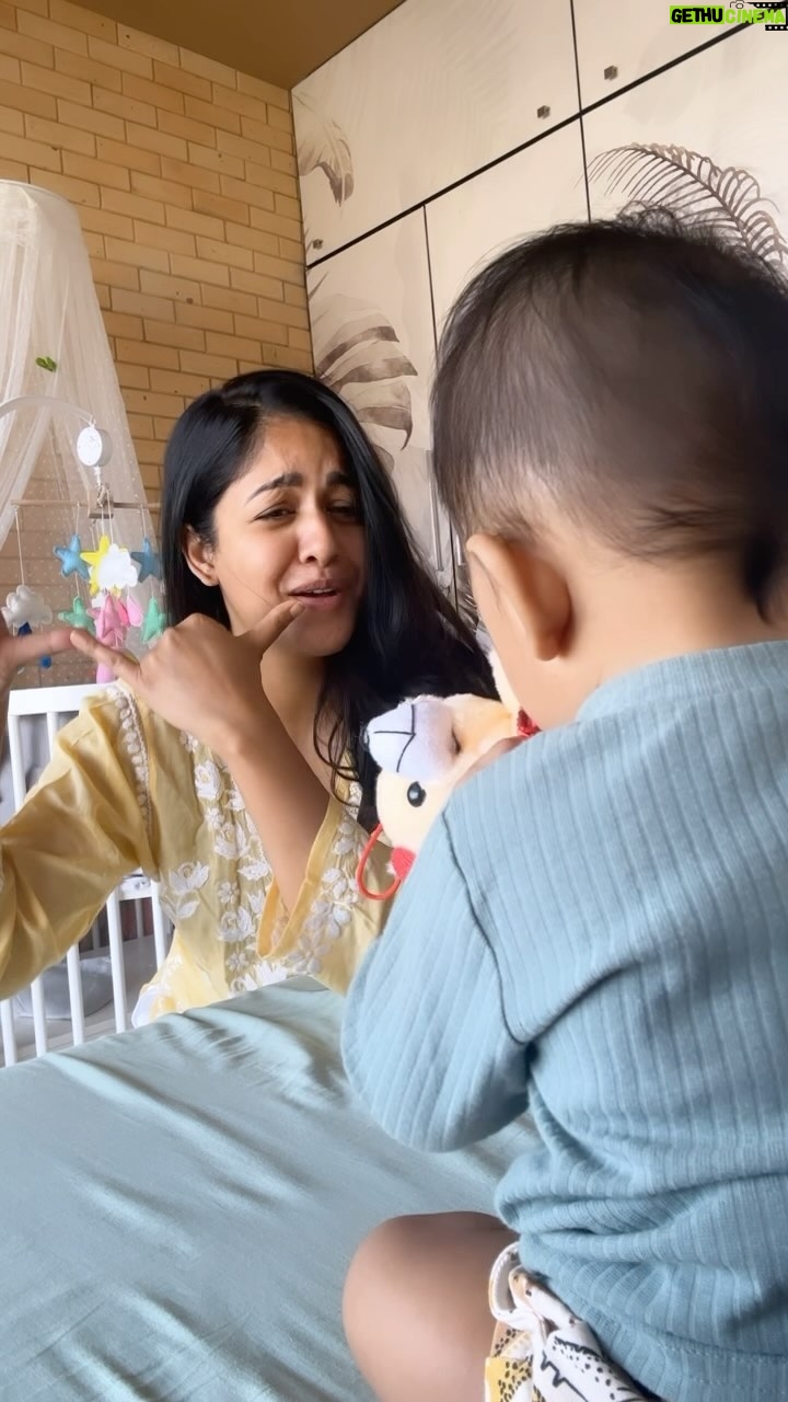 Ishita Dutta Instagram - Mera sabkuch….❤️❤️❤️ Love you to the moon and back… love u so so much that I cannot express in words… finally I know what unconditional love feels like… 🧿🧿🧿🧿🧿🧿🧿