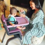 Ishita Dutta Instagram – Our Vaayu just got a high chair upgrade and we are all loving it!

Check out the ZAAZ highchair from @nuna_india. Designed for children able to sit upright unassisted, the sleek aluminum leg base, chic colour and smart lock makes the ZAAZ feel like designer furniture 👌🏻.

It has a unique air-foam cushion and a no-crevice design that outwits crumbs and cleans up like a dream.

PR @dinky_nirh 

#NunaIndia #MyNuna #NunaZaaz #Zaaz #NunaBaby