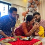 Ishita Dutta Instagram – Happy 6 months my baby
❤️❤️❤️

Vaayu’s Annaprashan ceremony 🙏
For those who don’t know it’s a Bengali traditional ceremony which also known as the rice ceremony where solid food is introduced to the baby by his mama for the first time ❤️
Off course the baby is too small to eat so we only touch the food to introduce him to flavours.