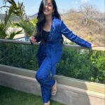 Ishita Dutta Instagram - 💙💙💙 Outfit: @labelparshya PR: @vblitzcommunications @swabhimannjewellery