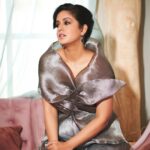 Ishita Dutta Instagram - Styled by: @styleitupbyaashna Shot by: @mirajverma_photography Outfit: @uptownie101 Jewellery: @fashionjewellery_21 Hair & Makeup by: @makeoverbysejalthakkar @celebsmakeupbysejal Location: @blabberallday #newyear #glitter #ishitadutta #styleitupbyaashna #2024