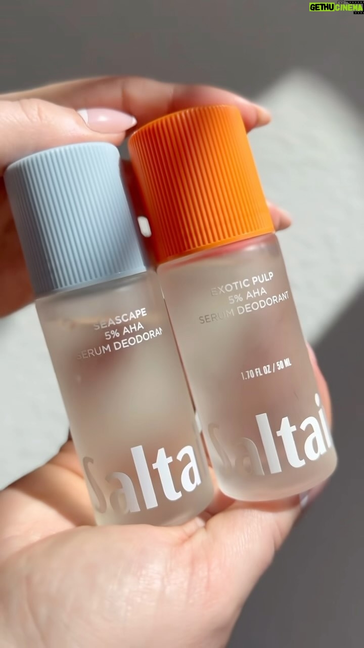 Iskra Lawrence Instagram - Your “always sold out” allure best of beauty, fan-favorite serum deodorant @saltair is now available in our Seascape and Exotic Pulp fragrances✨ Our award winning AHA serum deodorant (free from baking soda and aluminium) is formulated with a multi-acid blend of mandelic, lactic and polyhydroxy that gently but effectively acidifies the skin ✔️ Combats odor ✔️ Brightens the look of discoloration ✔️ Smooths and reduces the look of ingrowns ☁️Seascape is like a dreamy island getaway. It’s clean and ozonic. ☁️Key Notes: Exotic Grapefruit. Ylang Ylang. White Sand. ☁️Perfect for that clean girl aesthetic 🍊Exotic Pulp is like a sweet, tropical escape. It’s bright and tangy, fresh and juicy. 🍊Key Notes: Juicy Orange. Guava. Driftwood. 🍊If you’re a fruity fresh scent lover this scent is for you (I personally use the full exotic pulp collection in the AM to give me energy and joy for the rest of my day)
And our best-selling scents Santal Bloom and Pink Beach are finally back in stock! So stock up while you can✨ Comment “LINK” and I’ll DM you the link to shop our $12 Serum Deodorants🫶 . . . . . #saltair #saltairbodyoil #saltairdeodorant #naturaldeodorant #naturalbeautyproducts #smellgoodfeelgood #smellgood #hygiene #hygieneproducts #cleangirl #cleangirlaesthetic #skincaretips #productsthatwork #cleanbeauty #deodorant #beautyfavorites #skincare #womenowned #serum #santalbloom #springbeauty #giftsforher #teenbeauty Texas