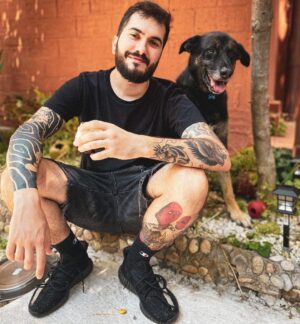 Ismael Prego Instagram - Aquí con mi pana Blacky