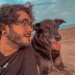Ismael Prego Instagram - Perrito en la playa