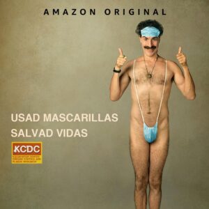Ismael Prego Instagram - Borat se une a la campaña de concienciación sobre el uso de la mascarilla.

Mañana @primevideoes estrena la secuela de Borat, os espero a las 16h en mi canal de twitch para verla todos juntos mediante una Watch Party #Borat