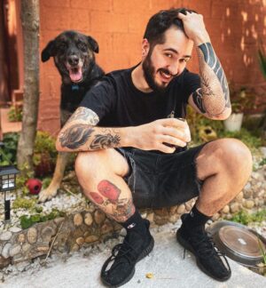 Ismael Prego Instagram - Aquí con mi pana Blacky