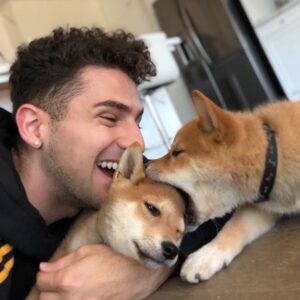 Issa Twaimz Instagram - i would like you to meet my puppies, rocket and jet🚀🛩 thank you for making me happy
