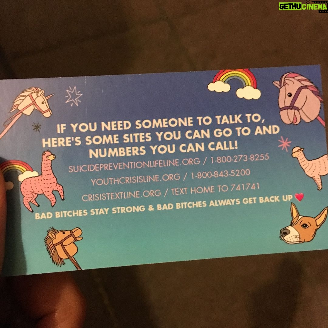 Issa Christopher Tweimeh Instagram - giving these cards out at all of my shows for anybody who wants one😊love you guys so much💕