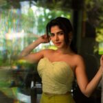 Iswarya Menon Instagram - 💋💚 . 📸 @irst_photography Mua @noormakeup_mehndi @vgpgoldenbeachresort
