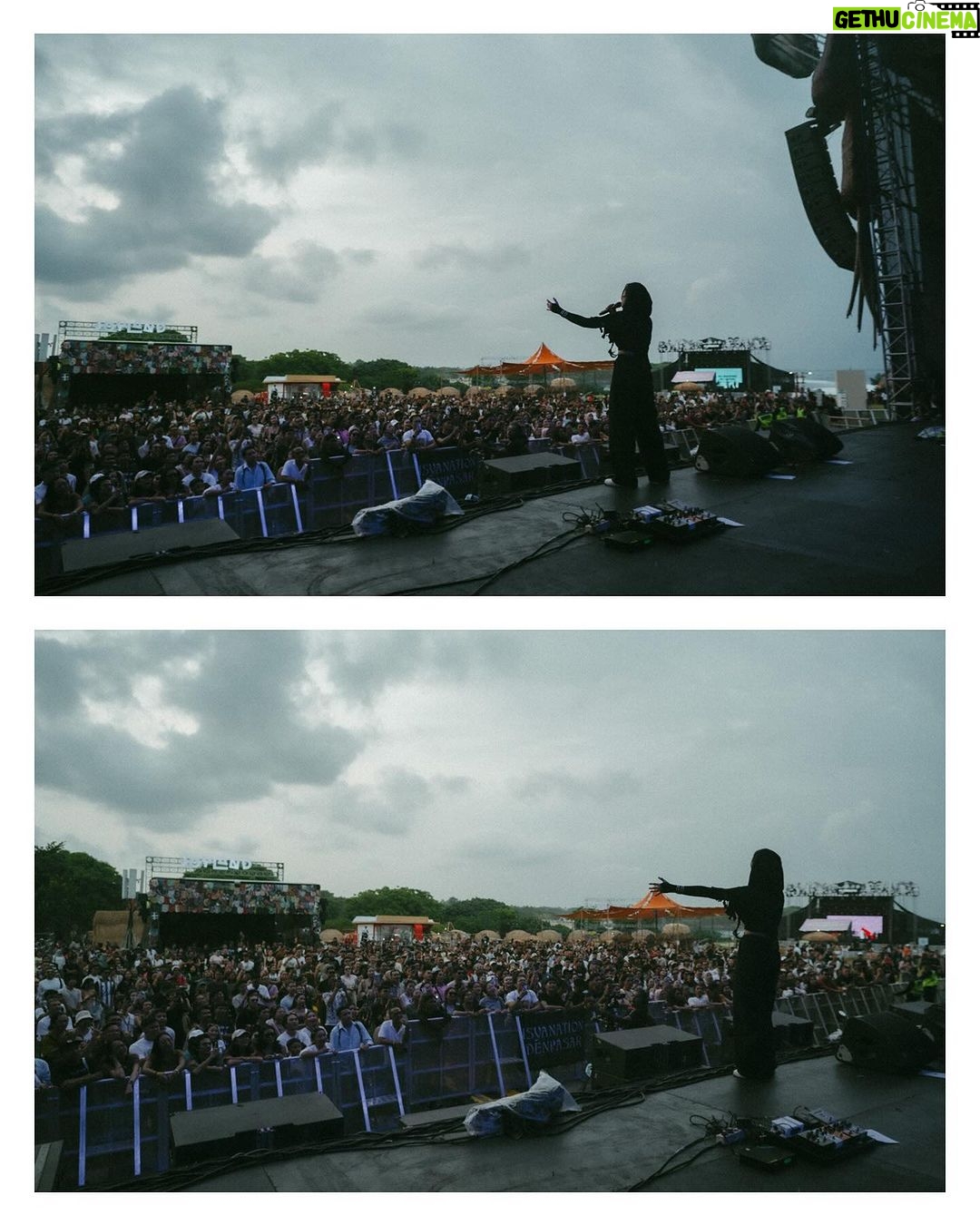 Isyana Sarasvati Instagram - Panggung perdana di tahun 2024, tahun perayaan 1 dekade aku berkarya. Mohon restunya, weβre definitely cooking something special for you guys! π₯³π€πΉππ» Bali, Indonesia