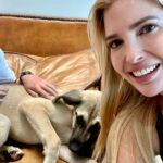 Ivanka Trump Instagram - A couple of weeks ago we brought Simba, our big hearted and goofy German Shepherd-Lab mix, home from Big Dog Ranch Rescue. This little warrior puppy was found abandoned and emaciated alongside a highway in Alabama. Simba joins Winter 🐶 and Chester 🐹, another furry friend who recently joined the family. Welcome to the crew, Simba! 🐾🐶💙🏡 Miami, Florida