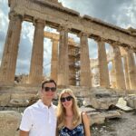 Ivanka Trump Instagram - 🇬🇷🌀🧿🤍🌞✨🏛️🌿 Exploring the Acropolis in Athens! 🇬🇷✨ The Acropolis is a testament to the incredible achievements of ancient Greek civilization and their enduring legacy. It's a place where history comes alive, transporting you back in time to an era of myth, philosophy, and cultural brilliance. Standing atop this ancient citadel, surrounded by iconic structures like the Parthenon and the Erechtheion, I was awe-inspired by the incredible power of human ingenuity. The panoramic views of Athens from the Acropolis were breathtaking, offering a mesmerizing blend of ancient and modern cityscapes. It's a sight that will forever be etched in my memory 💙💙💙 P.S. Go Miami Heat ! 🔥 Acropolis Athens, Greece