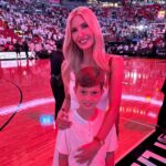 Ivanka Trump Instagram - 🔥🙌💥🏀⛹️‍♀️💫🔥 #GAME4 WITH MY MVP! Miami Heat Arena