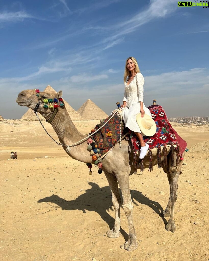 Ivanka Trump Instagram - A day at the Pyramids! 🐫 So special to explore the beauty of Egypt for the first time with my family! Cairo, Egypt