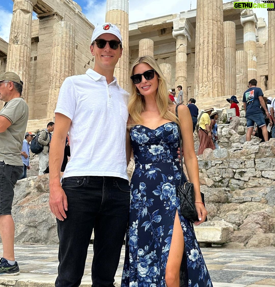 Ivanka Trump Instagram - During the pandemic I reread "The Odyssey" and fell in love Homer's epic poem once again β¨β¨ (I loved Robert Fitzgerald's translation) Walking in the footsteps of Odysseus these past few days has been an extraordinary experience ~ ancient ruins and mythical landscapes came alive before my eyes as I explored this breathtaking country. Thank you, Greece, for bringing the Odyssey to life in the most enchanting way possible. Here's to new adventures and embracing the spirit of Odysseus within us all! πππ ΞΟ
ΟΞ±ΟΞΉΟΟΟ ΟΞΏΞ»Ο π¬π·π¬π·π¬π·