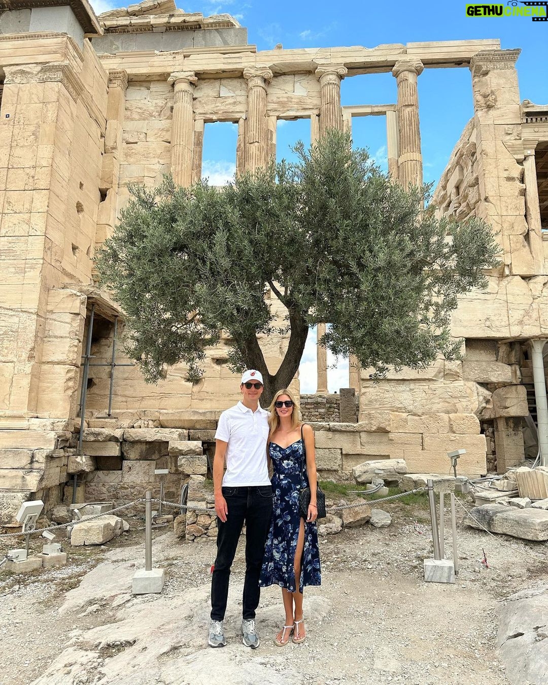 Ivanka Trump Instagram - During the pandemic I reread "The Odyssey" and fell in love Homer's epic poem once again β¨β¨ (I loved Robert Fitzgerald's translation) Walking in the footsteps of Odysseus these past few days has been an extraordinary experience ~ ancient ruins and mythical landscapes came alive before my eyes as I explored this breathtaking country. Thank you, Greece, for bringing the Odyssey to life in the most enchanting way possible. Here's to new adventures and embracing the spirit of Odysseus within us all! πππ ΞΟ
ΟΞ±ΟΞΉΟΟΟ ΟΞΏΞ»Ο π¬π·π¬π·π¬π·