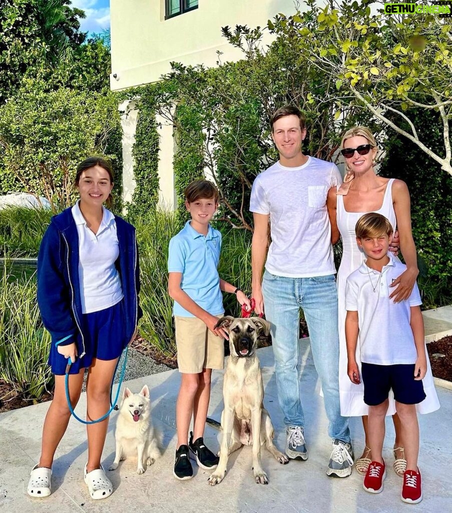 Ivanka Trump Instagram - A couple of weeks ago we brought Simba, our big hearted and goofy German Shepherd-Lab mix, home from Big Dog Ranch Rescue. This little warrior puppy was found abandoned and emaciated alongside a highway in Alabama. Simba joins Winter 🐶 and Chester 🐹, another furry friend who recently joined the family. Welcome to the crew, Simba! 🐾🐶💙🏡 Miami, Florida