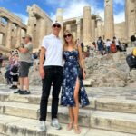 Ivanka Trump Instagram - 🇬🇷🌀🧿🤍🌞✨🏛️🌿 Exploring the Acropolis in Athens! 🇬🇷✨ The Acropolis is a testament to the incredible achievements of ancient Greek civilization and their enduring legacy. It's a place where history comes alive, transporting you back in time to an era of myth, philosophy, and cultural brilliance. Standing atop this ancient citadel, surrounded by iconic structures like the Parthenon and the Erechtheion, I was awe-inspired by the incredible power of human ingenuity. The panoramic views of Athens from the Acropolis were breathtaking, offering a mesmerizing blend of ancient and modern cityscapes. It's a sight that will forever be etched in my memory 💙💙💙 P.S. Go Miami Heat ! 🔥 Acropolis Athens, Greece
