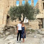 Ivanka Trump Instagram - 🇬🇷🌀🧿🤍🌞✨🏛️🌿 Exploring the Acropolis in Athens! 🇬🇷✨ The Acropolis is a testament to the incredible achievements of ancient Greek civilization and their enduring legacy. It's a place where history comes alive, transporting you back in time to an era of myth, philosophy, and cultural brilliance. Standing atop this ancient citadel, surrounded by iconic structures like the Parthenon and the Erechtheion, I was awe-inspired by the incredible power of human ingenuity. The panoramic views of Athens from the Acropolis were breathtaking, offering a mesmerizing blend of ancient and modern cityscapes. It's a sight that will forever be etched in my memory 💙💙💙 P.S. Go Miami Heat ! 🔥 Acropolis Athens, Greece