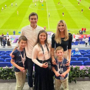 Ivanka Trump Instagram - An honor to congratulate @k.mbappe on France’s incredible win tonight! Kylian is as kind as he is talented! 🇫🇷🇫🇷🇫🇷 #FIFAWorldCup  #France vs #Denmark