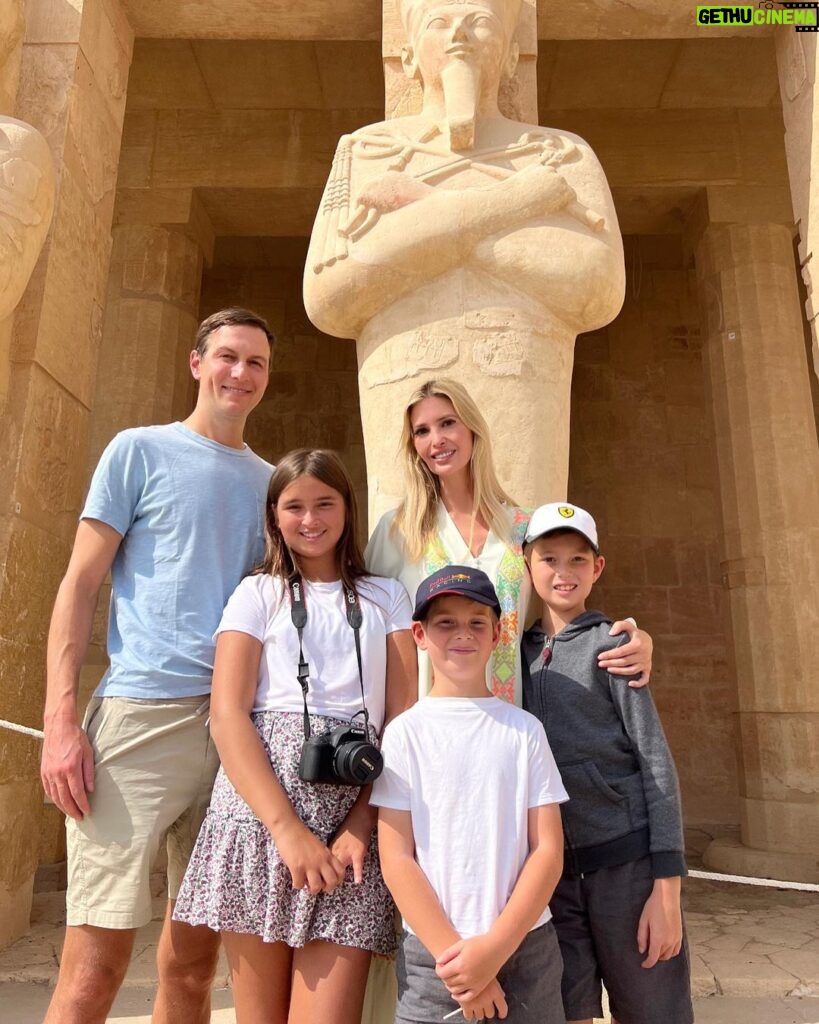 Ivanka Trump Instagram - Exploring the wonders of Luxor, one of the oldest inhabited cities in the world !