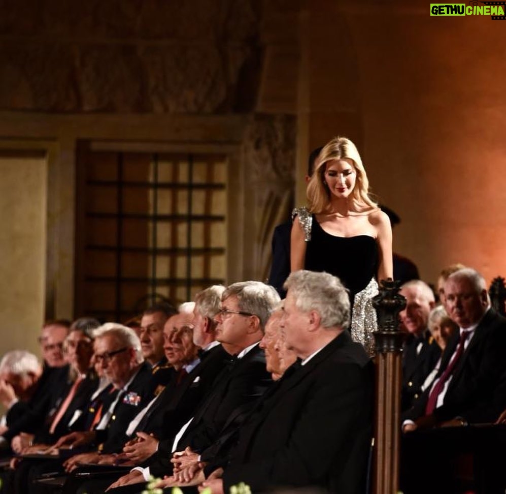 Ivanka Trump Instagram - Last night at Prague Castle, my brother Don and I had the honor to accept the posthumous first grade Medal of Merit on behalf of our mother, Ivana, from President Miloš Zeman. Born and raised in what was then Czechoslovakia, my mother grew up in Zlin, skied on the National Team and attended Charles University in Prague. Through her life she maintained a deep love and connection to the Czech Republic. I know that mom would have been extremely honored by the recognition, as were we to be here in Prague to receive it on her behalf. Thank you President Zeman for honoring her life and contributions yesterday. 🇺🇸🇨🇿 Prague, Czech Republic
