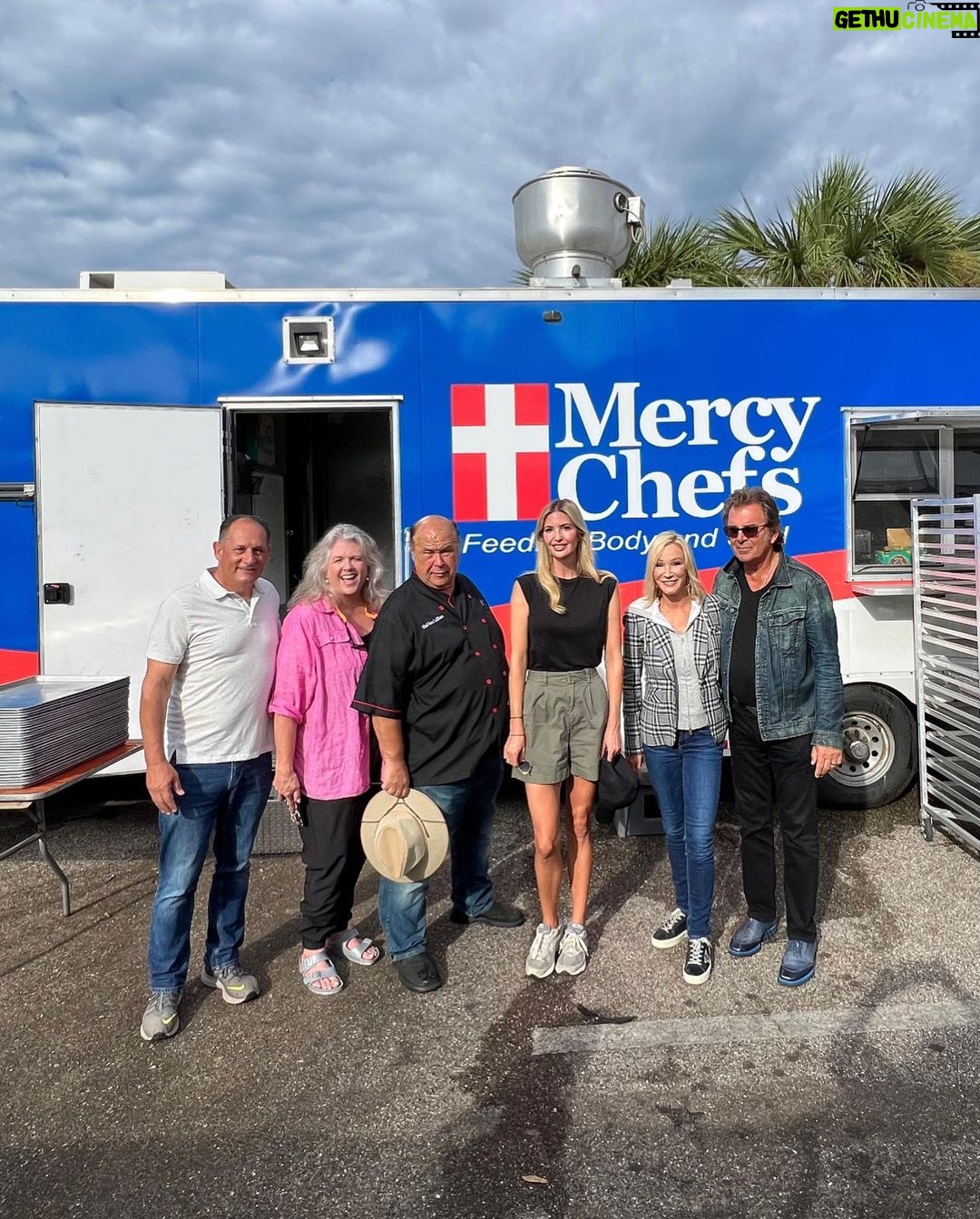 Ivanka Trump Instagram - Devastating to see the heartbreaking destruction Hurricane Ian left behind. 💔 Homes, businesses, and the lives of so many families were completely uprooted. So grateful to have joined CityServe, Mercy Chefs, and local churches in Fort Myers and Naples to assist with their disaster relief efforts. We delivered emergency food, water, and supplies to families and first responders. In the face of unimaginable desolation, it was beautiful to see local communities and organizations come together during such a difficult time. Fort Myers, Florida