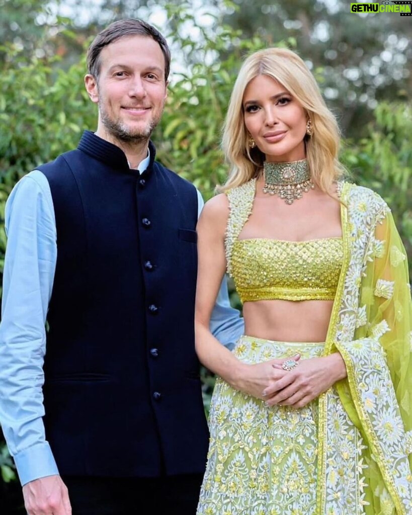 Ivanka Trump Instagram - Closing the curtains on an enchanting weekend celebrating the love story of Anant and Radhika. 🇮🇳🤍 Jamnagar Gujrat India