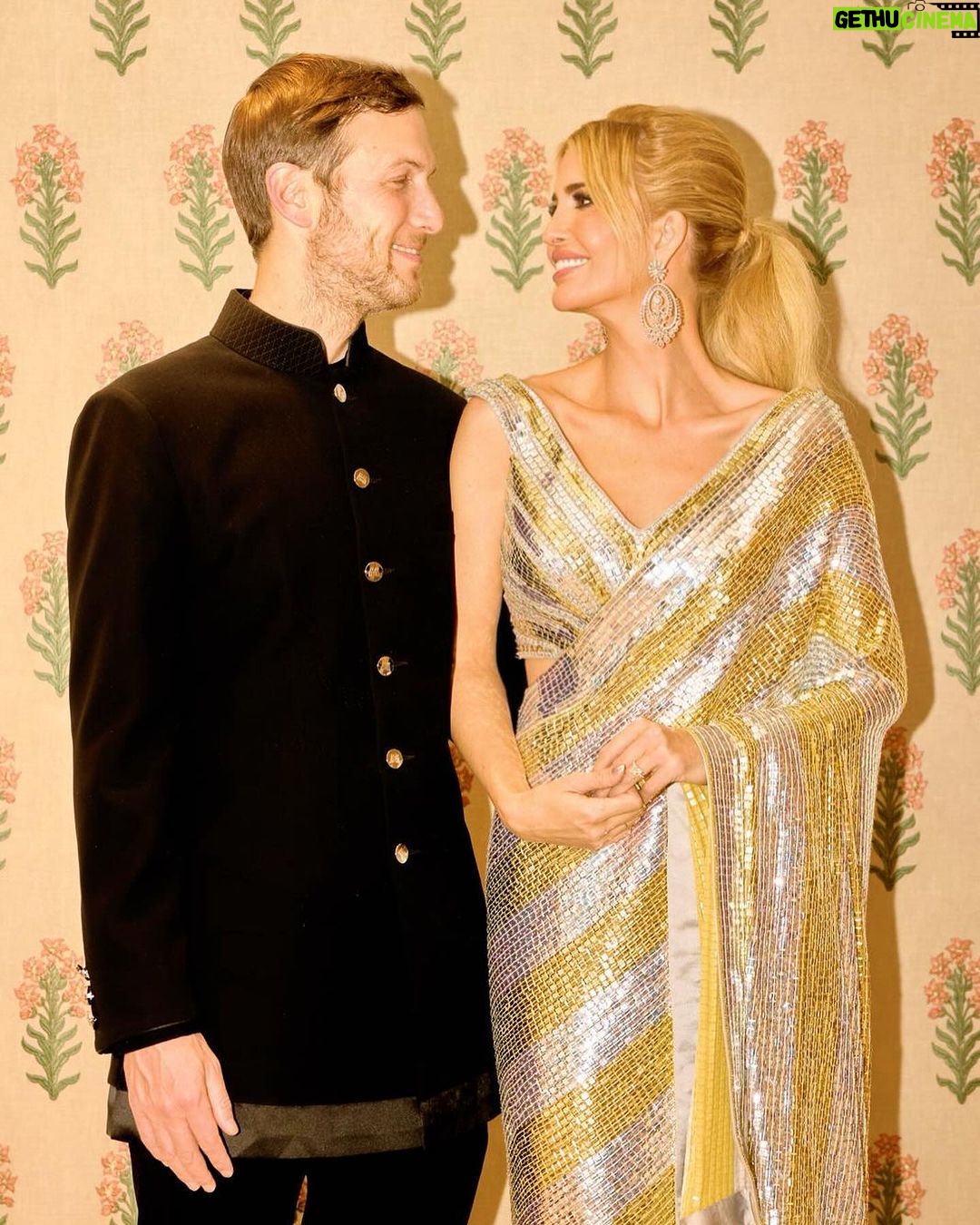 Ivanka Trump Instagram - First night in India ~ a magical evening in Everland ! 🇮🇳🪷 Sending warm wishes to Anant and Radhika for endless happiness and love as they embark on this wonderful adventure together. Jamnagar Gujrat India